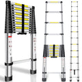 16.5FT Aluminum Telescoping Ladder 330 lbs V516