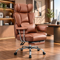 Big and Tall Leather Office Chair with Footrest T788