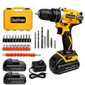 21V Cordless Drill Set with 2 Batteries and Charger D524347