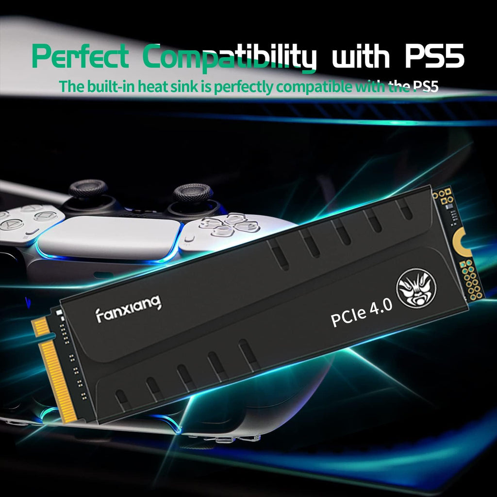 1TB NVMe M.2 SSD with Heatsink and DRAM H707126