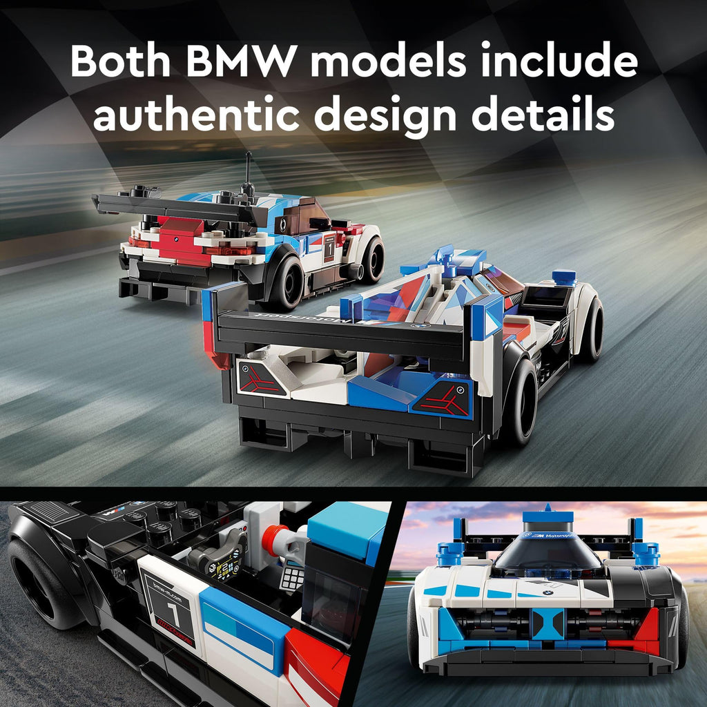 Buildable Race Car Toy Set with 2 Models and 2 Minifigures M151
