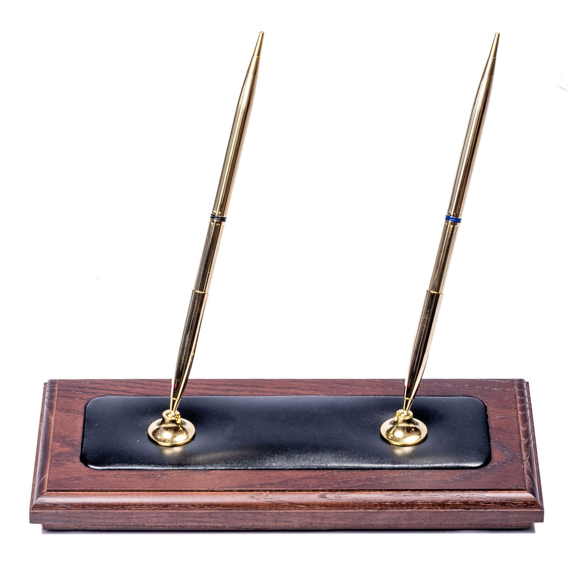 Wood & Leather Desk Set 8 Piece Q438