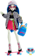 Blue Hair Posable Doll with Pet and Accessories B479