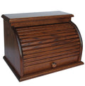 Oak Roll Top Bread Box O152