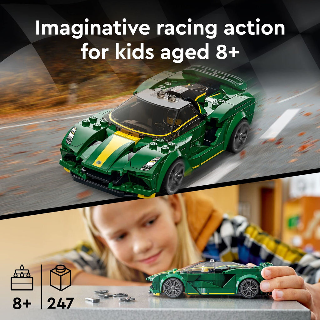 Race Car Toy Model with Racing Driver Minifigure N529984