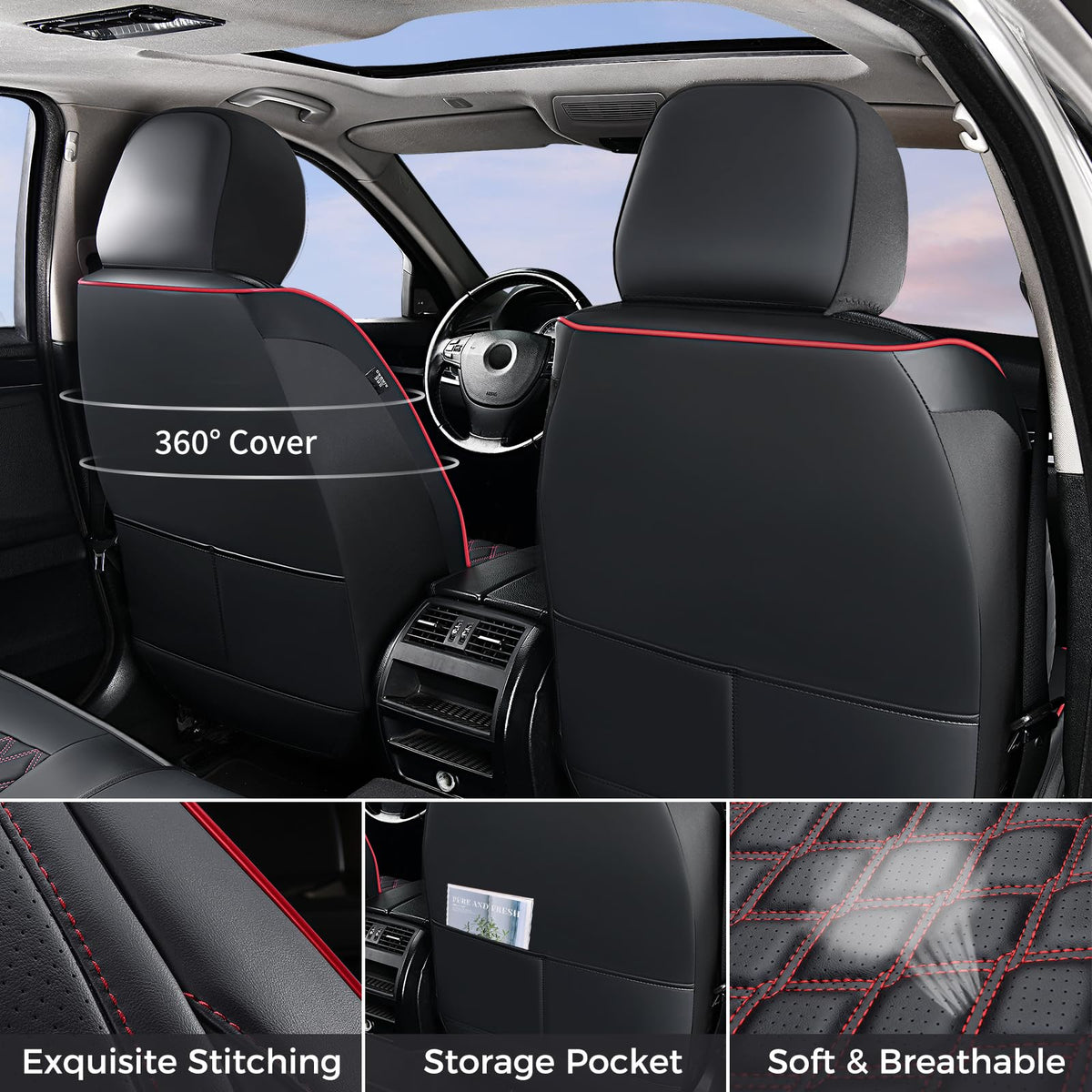 Seat Covers 4 Door Without Rear Cupholder F23315