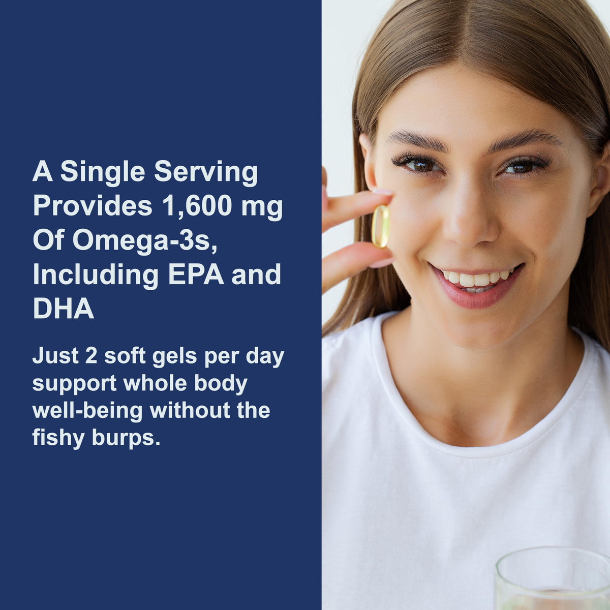 Omega-3 1600 mg Lemon Softgels Q414779