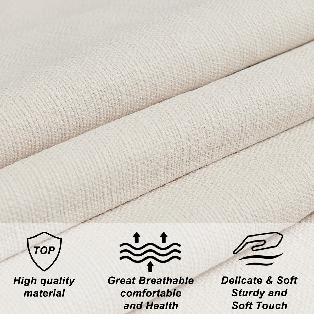 Linen Queen Size Upholstered Headboard A2588