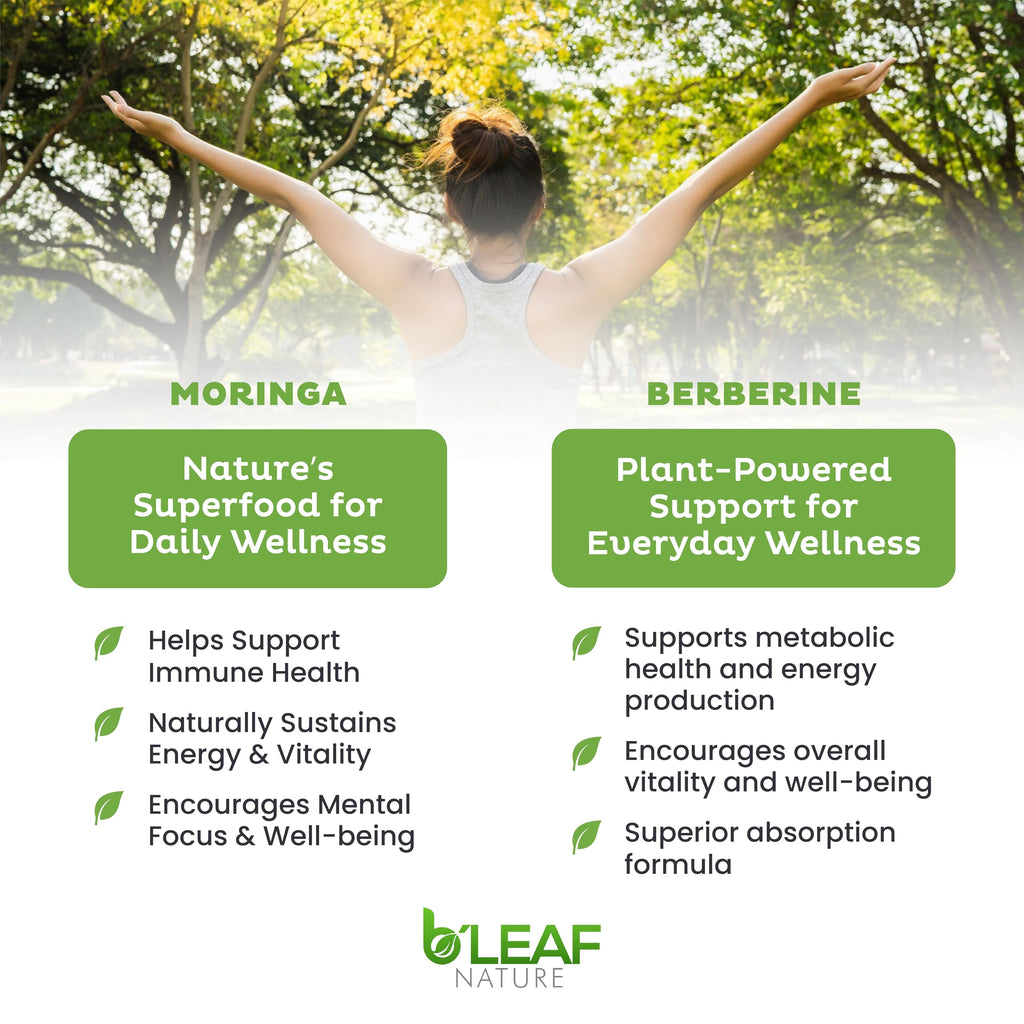 Moringa & Berberine 1100mg Capsules A645