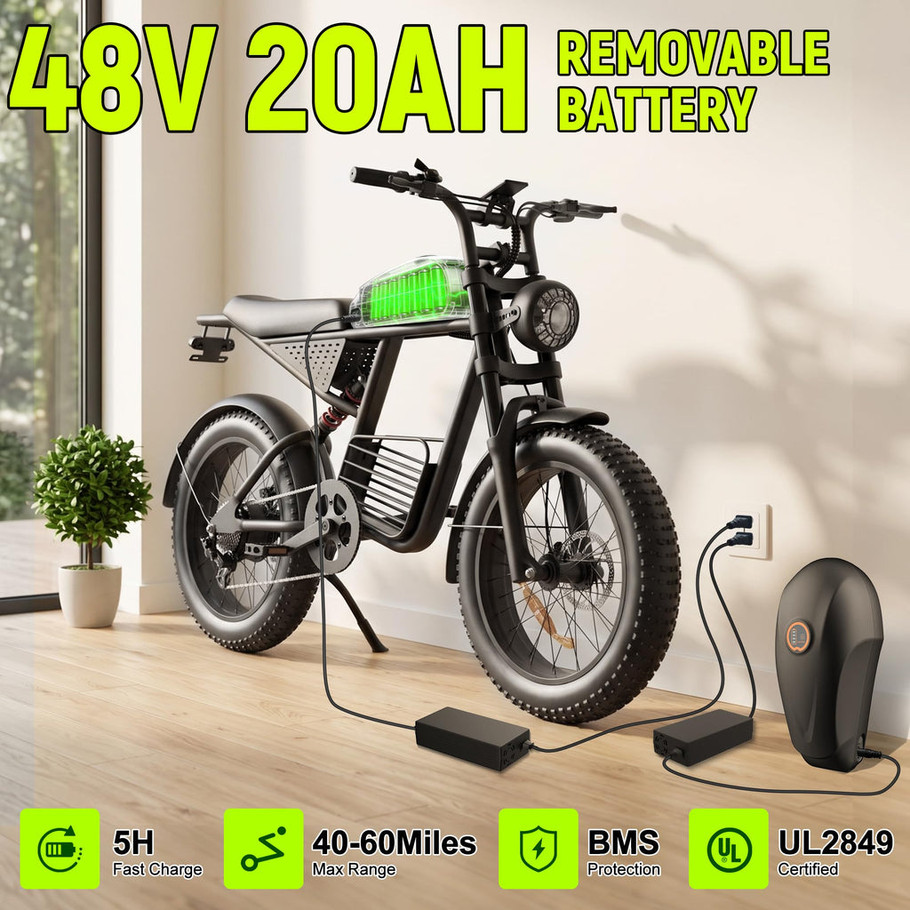 1500W 48V 20Ah Electric Bike M130