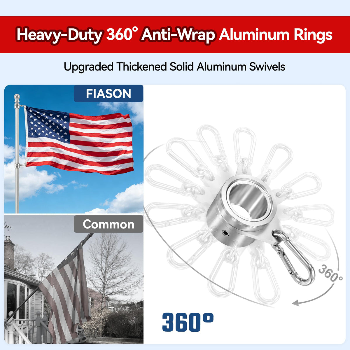 5FT One Piece Flag Pole V403