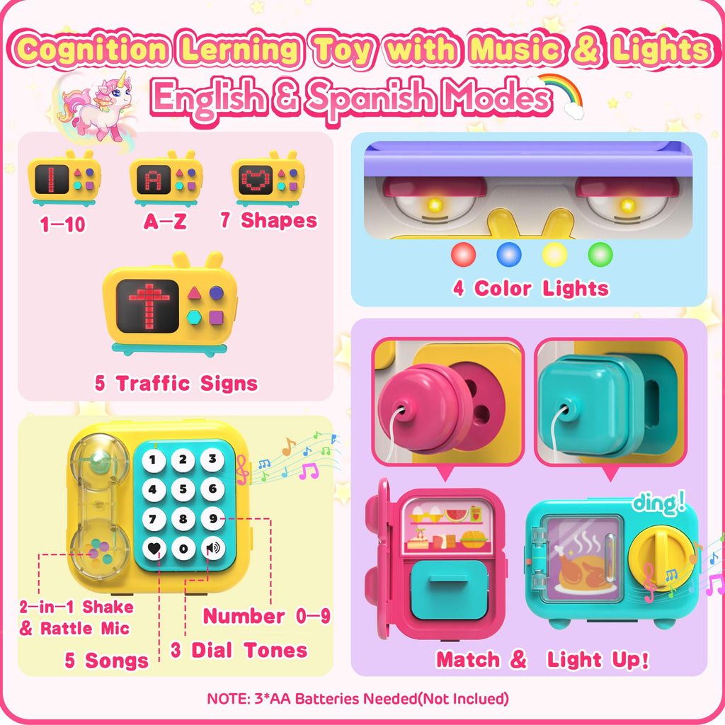 Montessori Busy Board for 1-2 Year Old Y113
