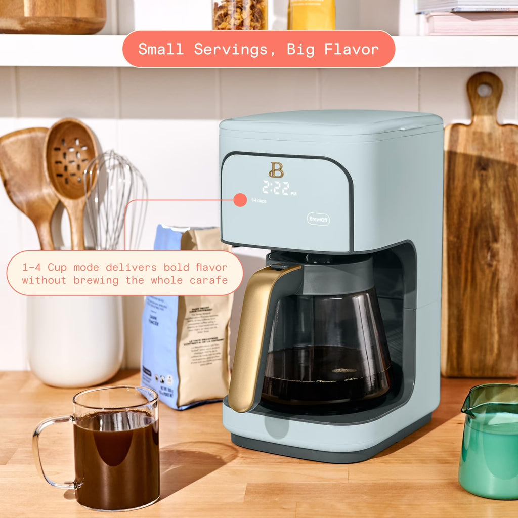 12-Cup Programmable Coffee Maker with Glass Carafe O1052