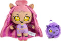 Plush Doll Set with Pet Dog and Backpack Y24536