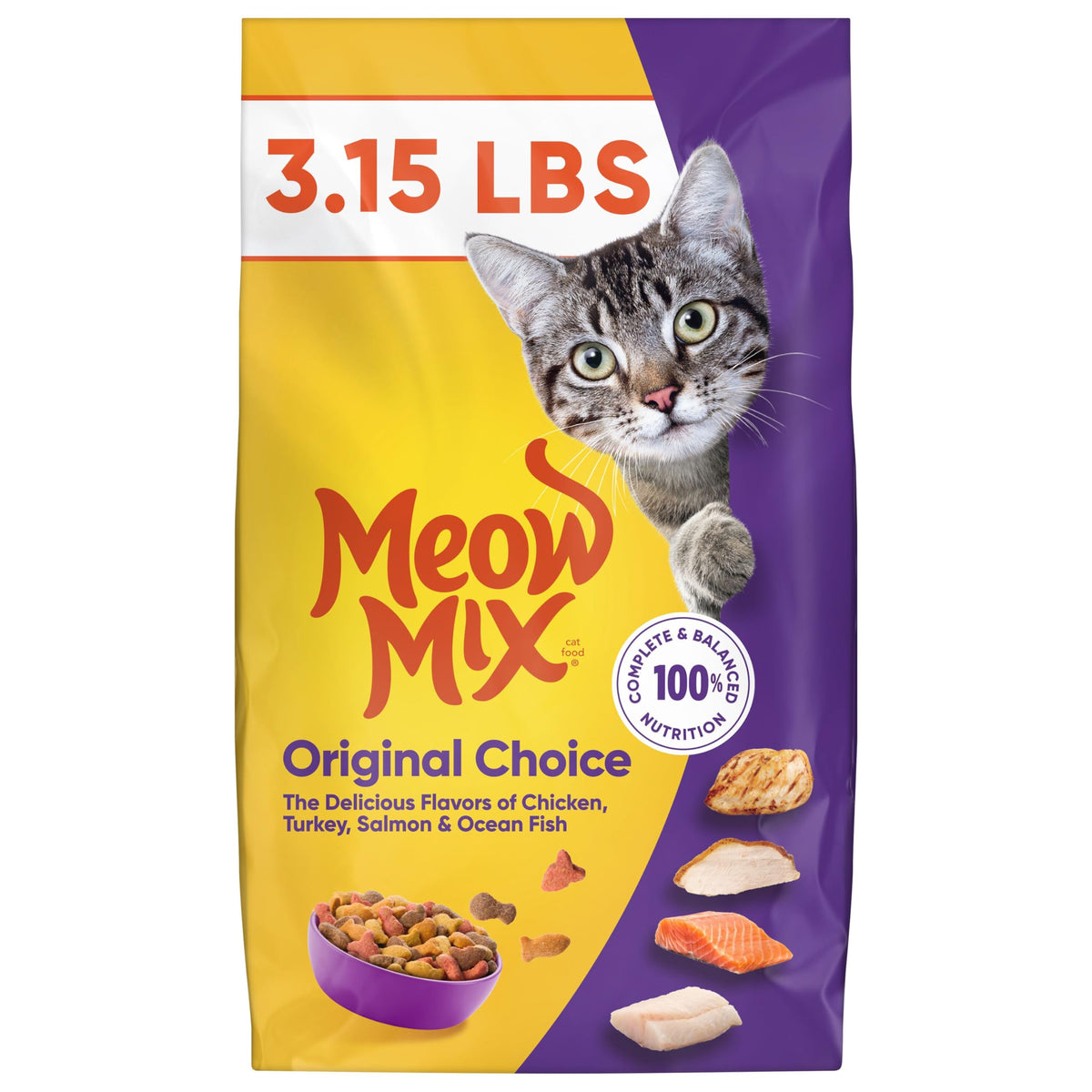 Dry Cat Food 3.15 Pound Bag F57921