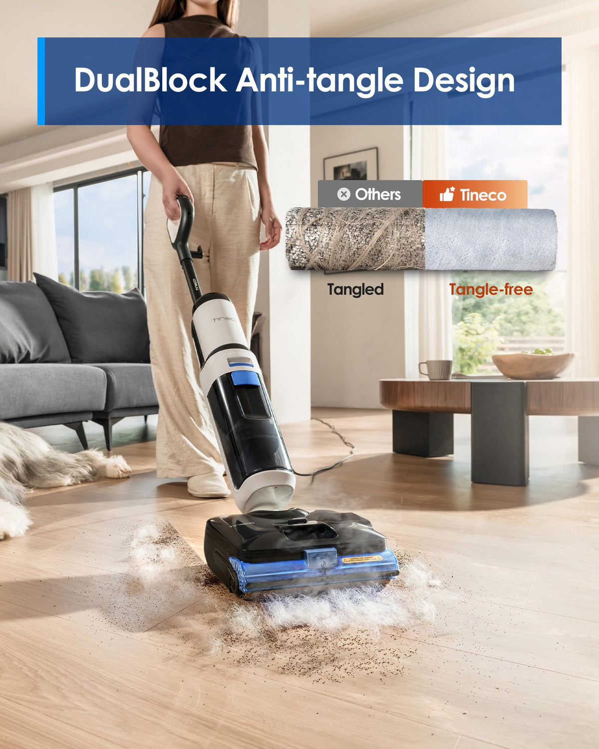3-in-1 Wet Dry Vacuum Mop with Steam Function Q457