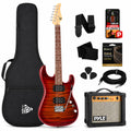 Red Full Size Electric Guitar Kit with Amp H89919
