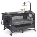 5-in-1 Pack and Play with Bassinet and Changing Table E5138