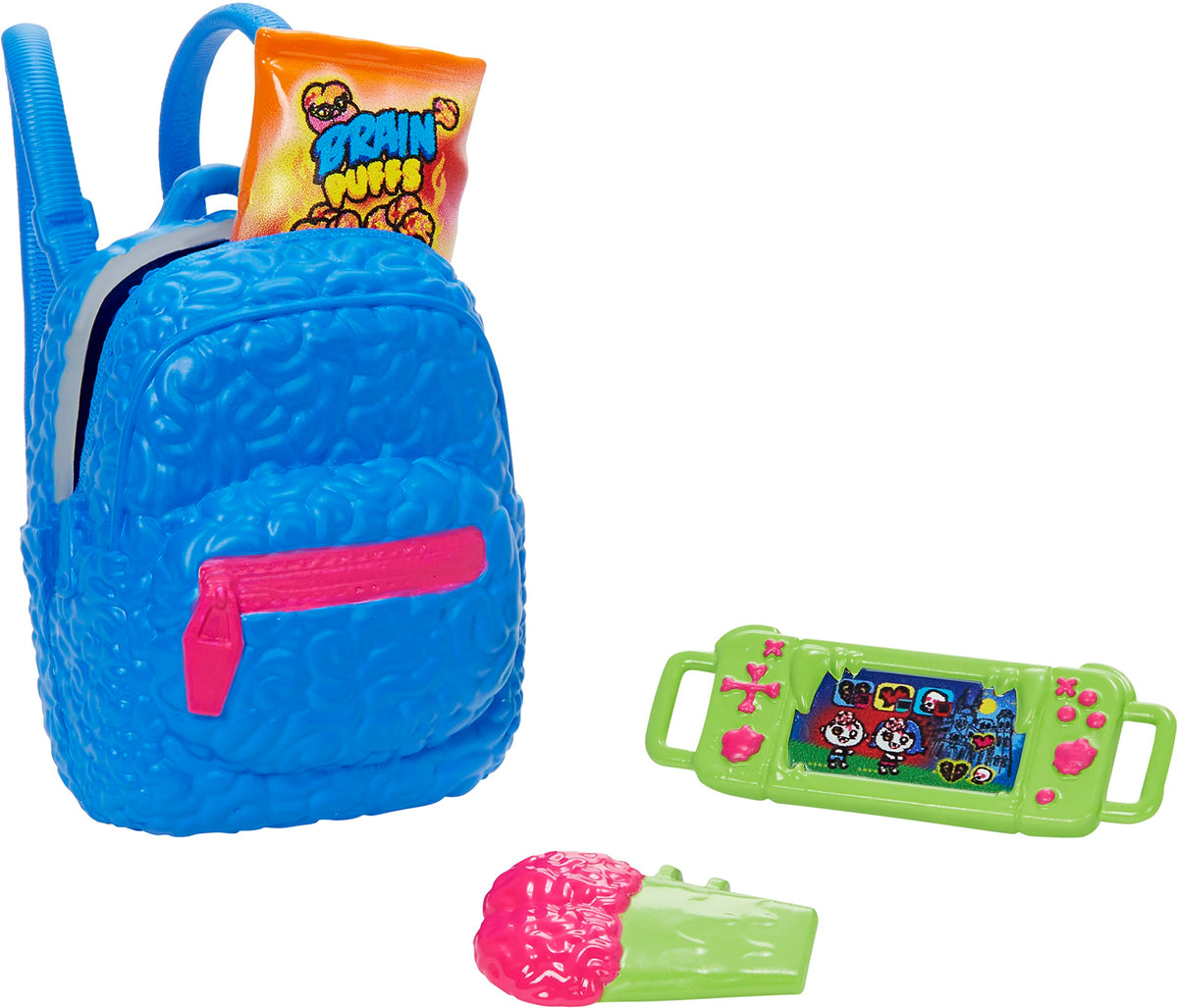 Blue Hair Posable Doll with Pet and Accessories B479