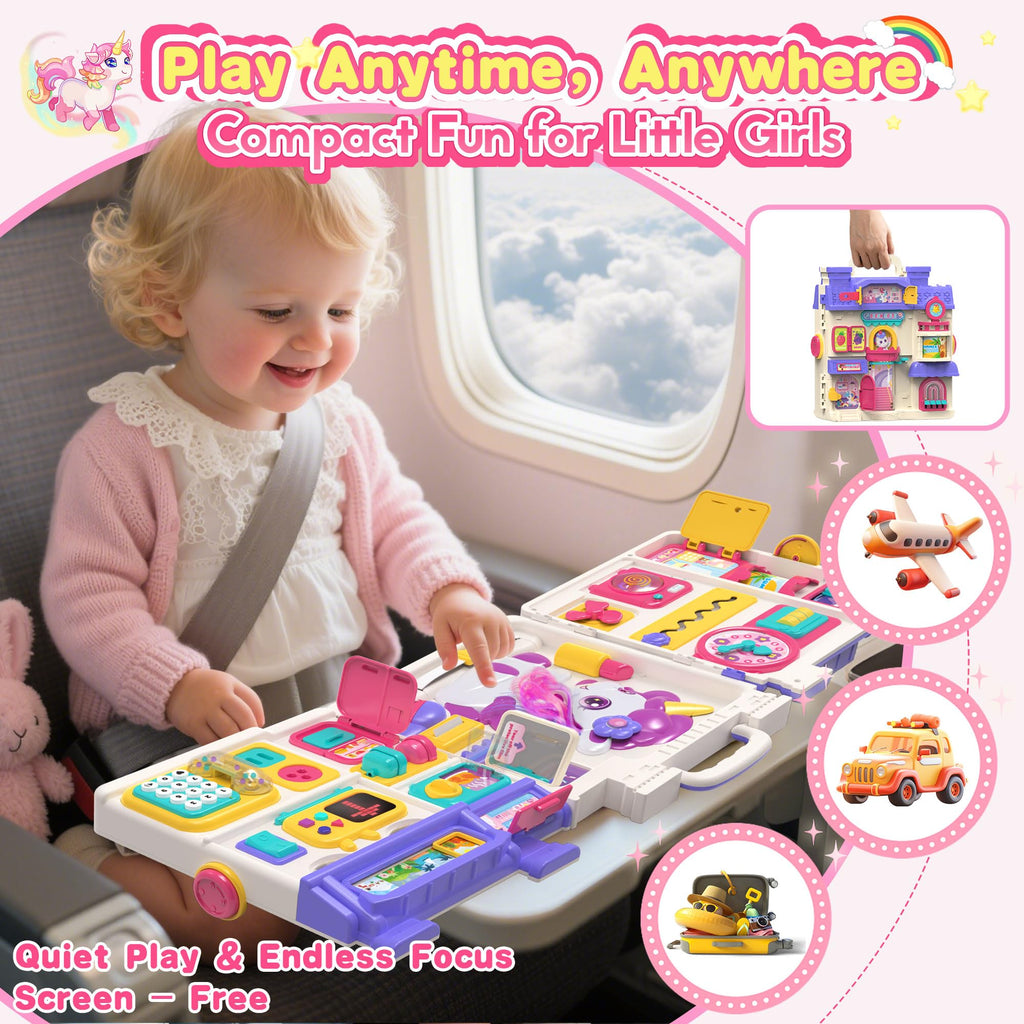 Montessori Busy Board for 1-2 Year Old Y113