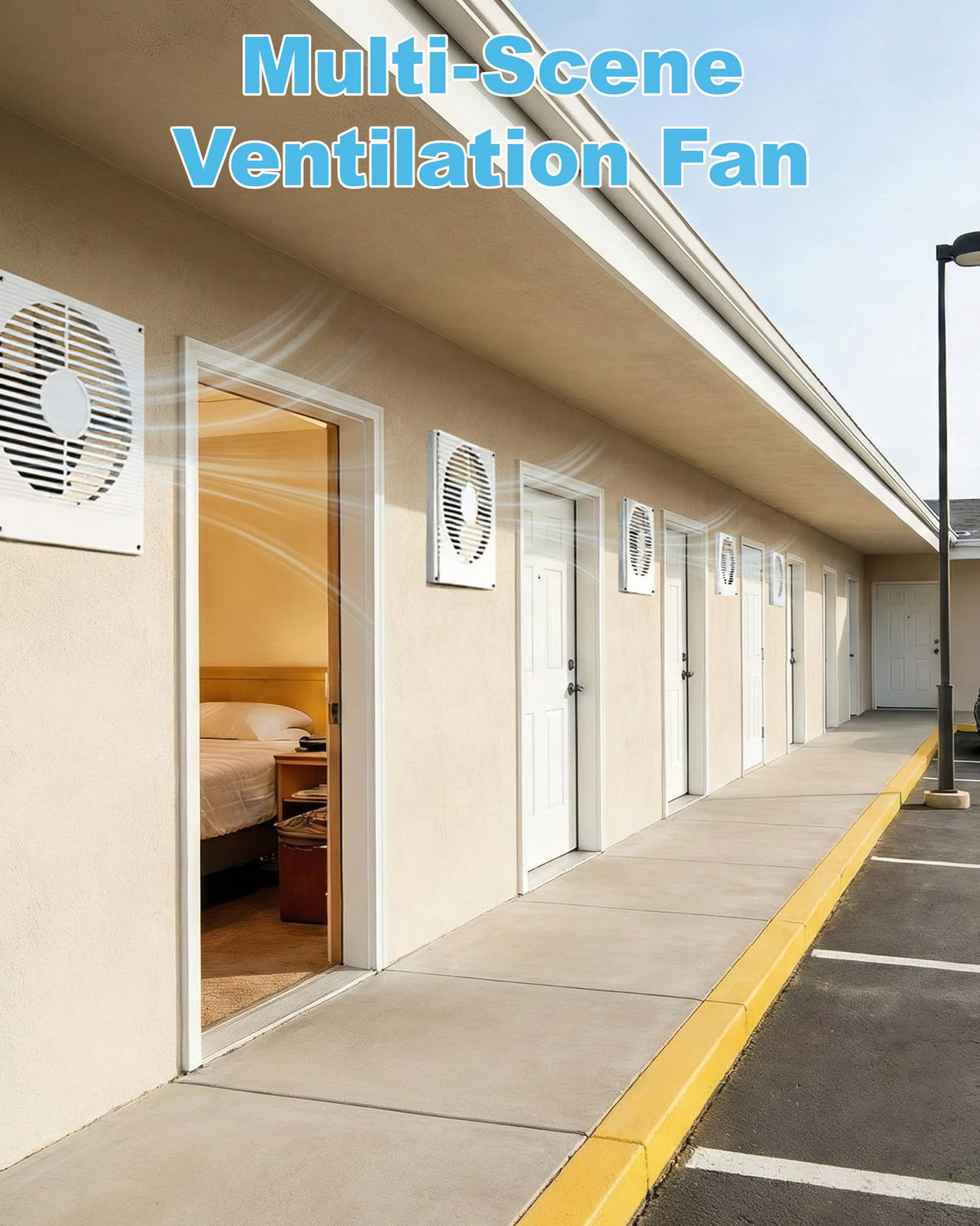 8" Room to Room Fan with Remote C4539