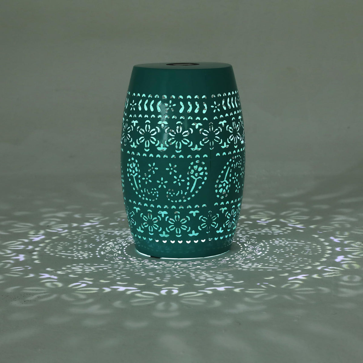 Teal Metal Patio Side Table M456753