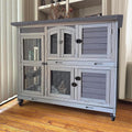 Rabbit Hutch with Plastic Tray U585