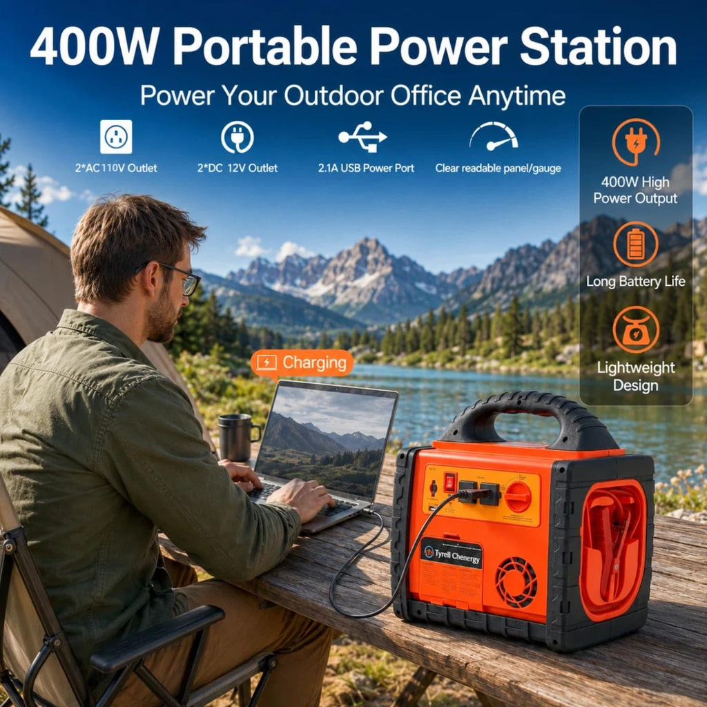 2200 Amp Car Jump Starter with Air Compressor M314