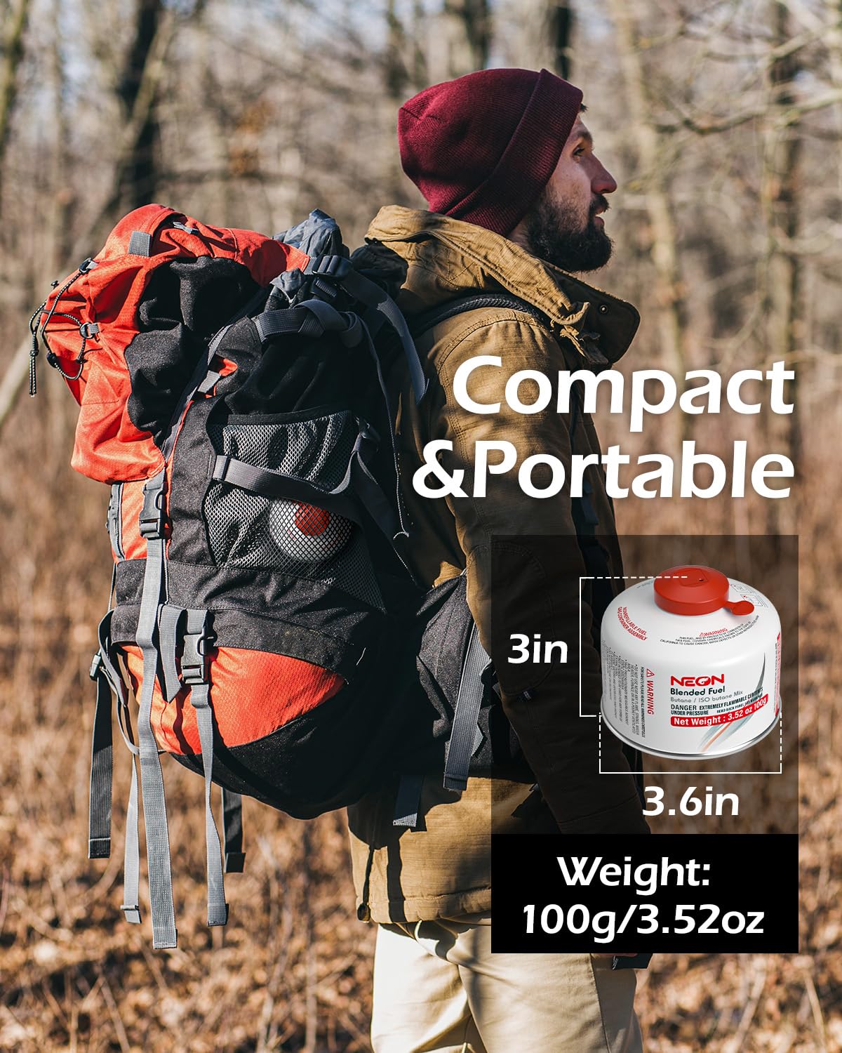 Isobutane Fuel Canister 100g G508219