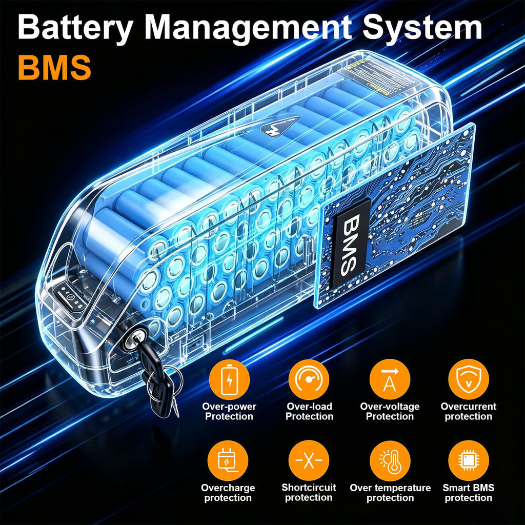 48V 13Ah Lithium Battery with 40A BMS D43185