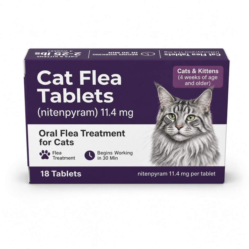 Flea Treatment Tablets 11.4 mg 18 Count J1825