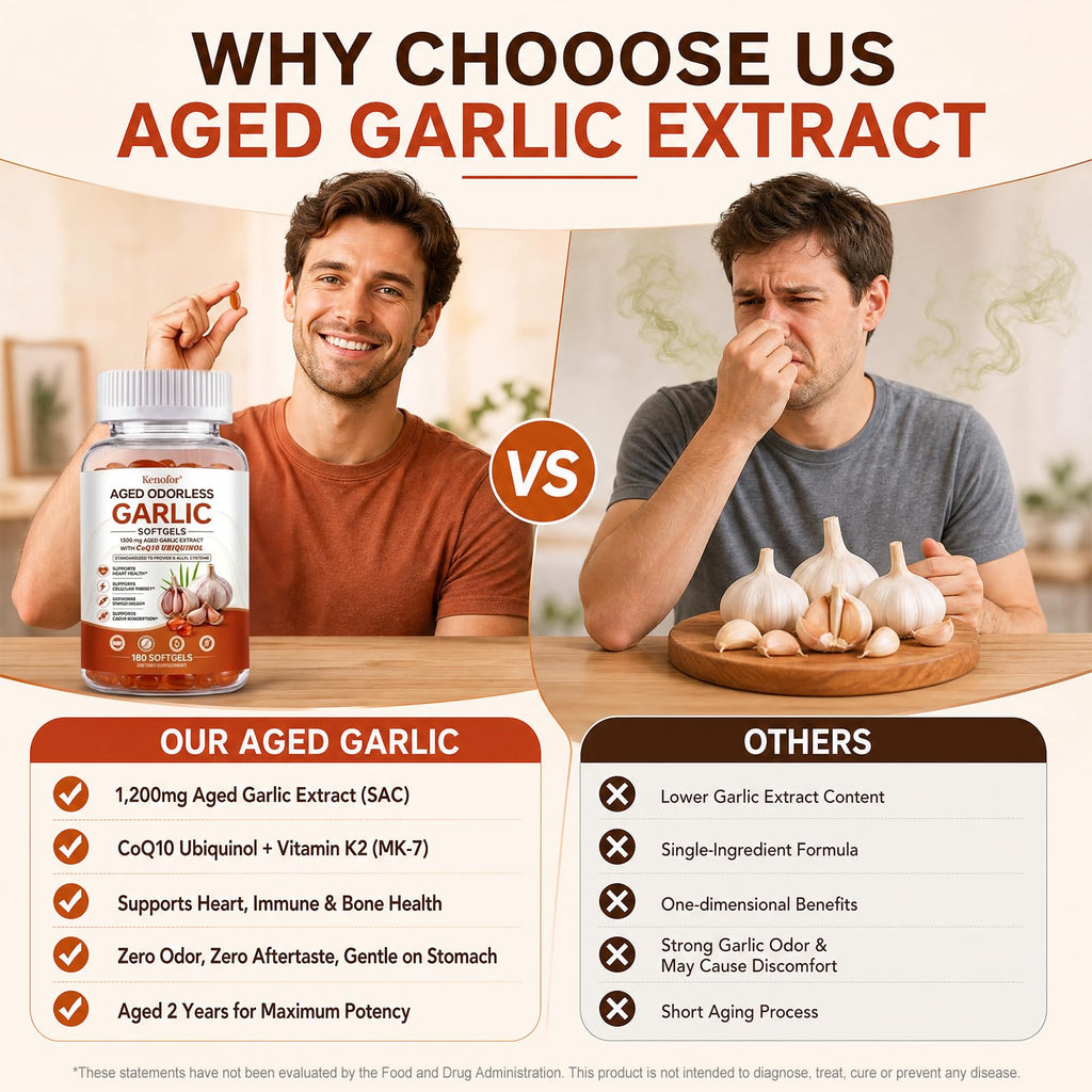 Aged Garlic Extract Softgels 1,200 mg 180 Softgels H2099
