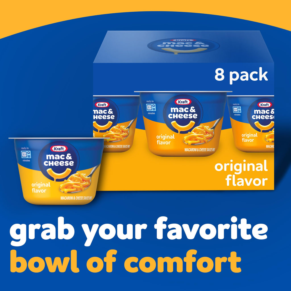 Microwavable Macaroni and Cheese Cups 8 ct G774045