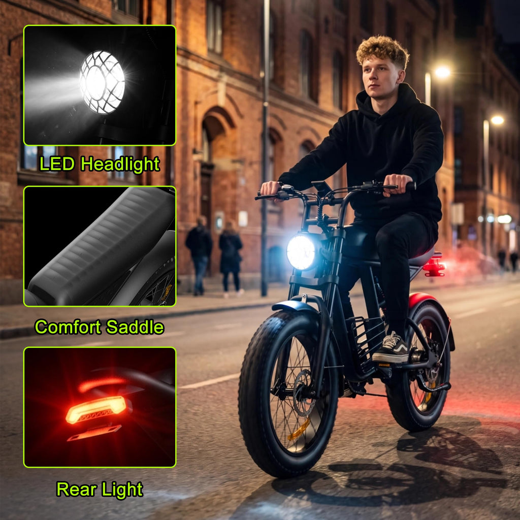 1500W 48V 20Ah Electric Bike M130
