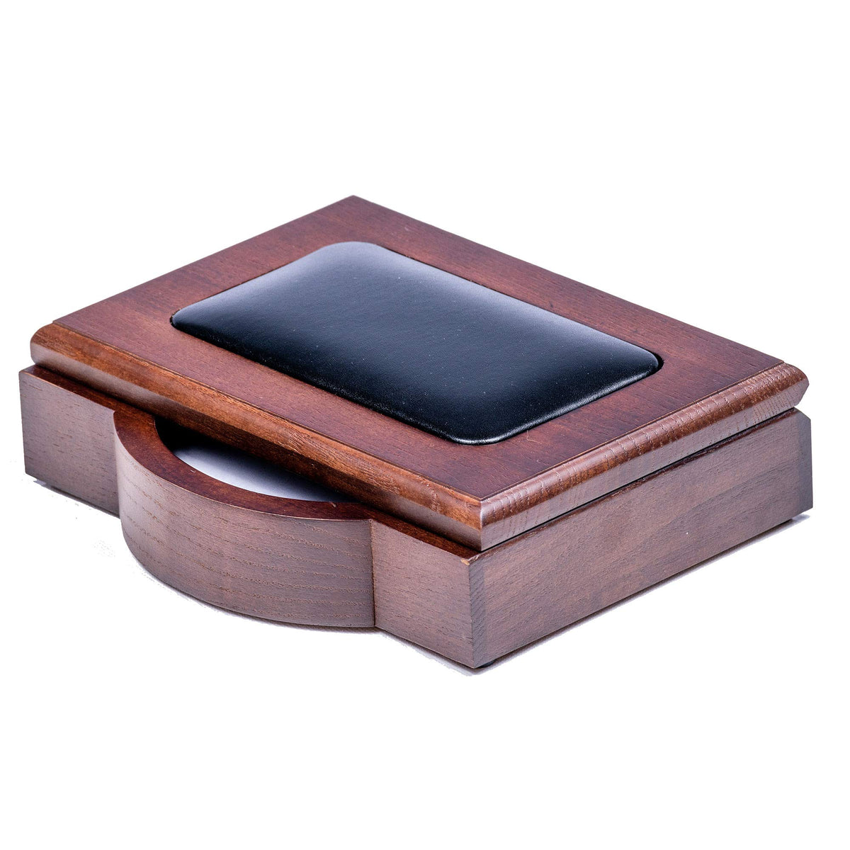 Wood & Leather Desk Set 8 Piece Q438