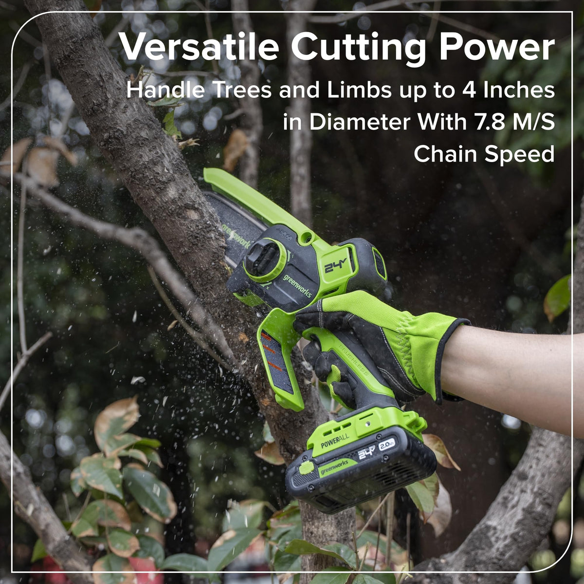 24V 4 in Mini Chainsaw I52622