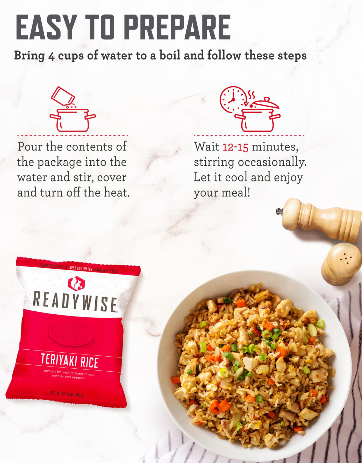 48 Servings Gluten Free Freeze Dried Entrées G658483