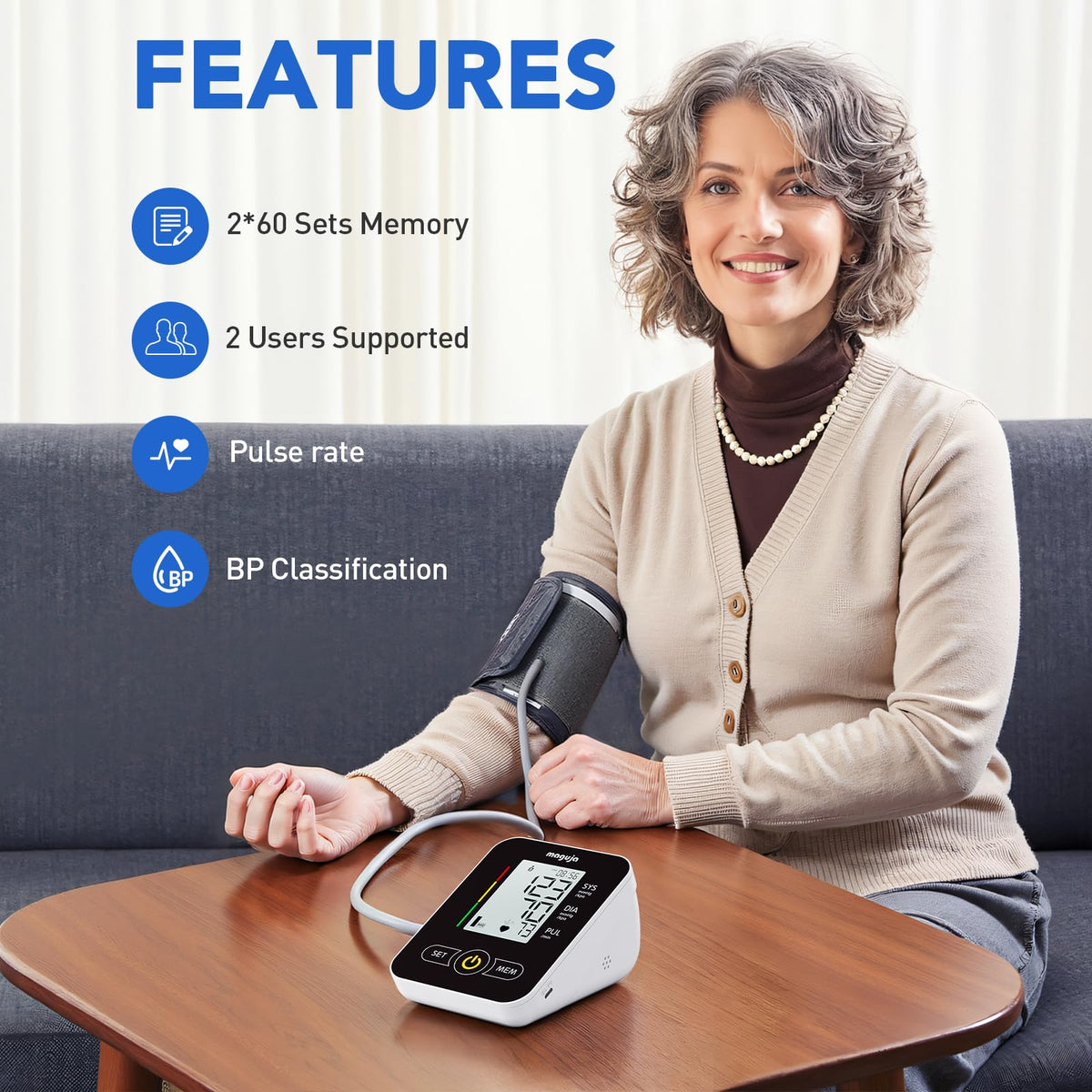 Upper Arm Blood Pressure Monitor V441705