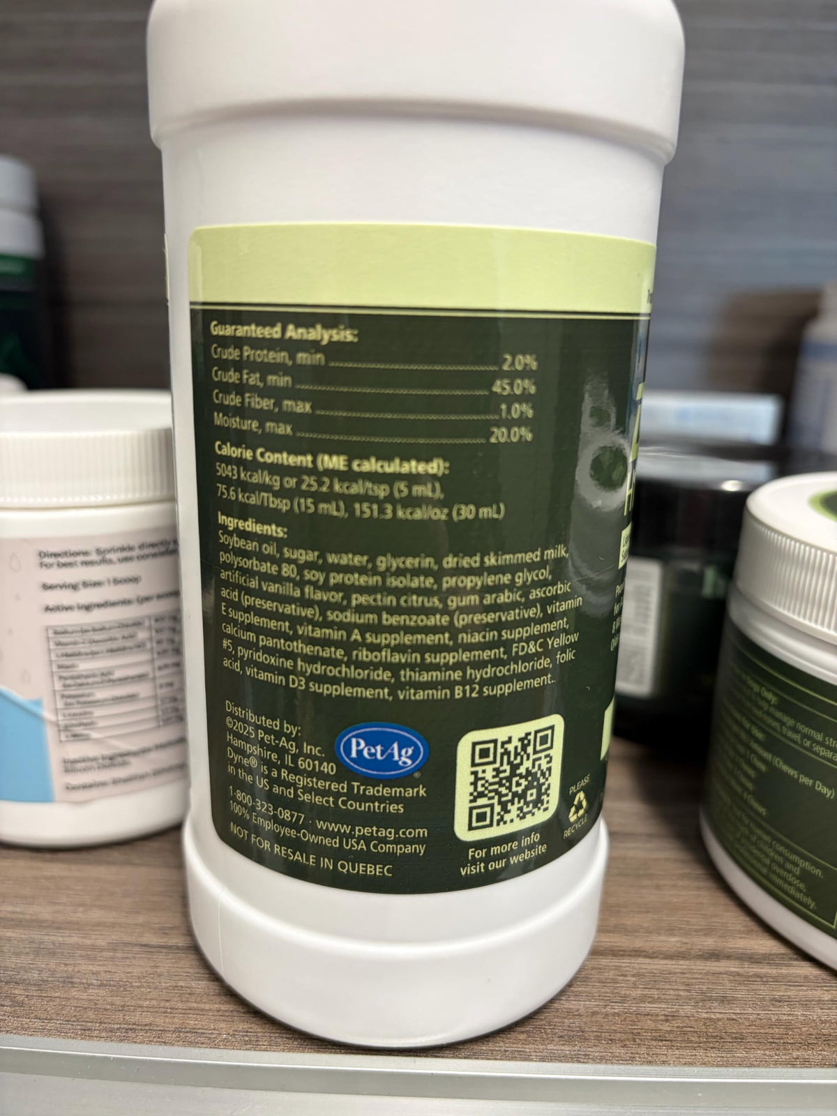 High Calorie Liquid Nutritional Supplement for Dogs & Puppies 16 oz V4164