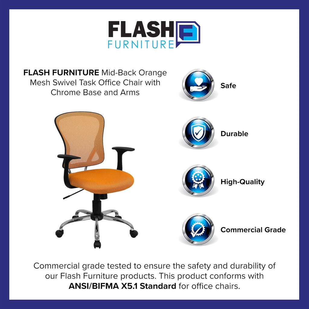 Mid-Back Mesh Executive Office Chair E265