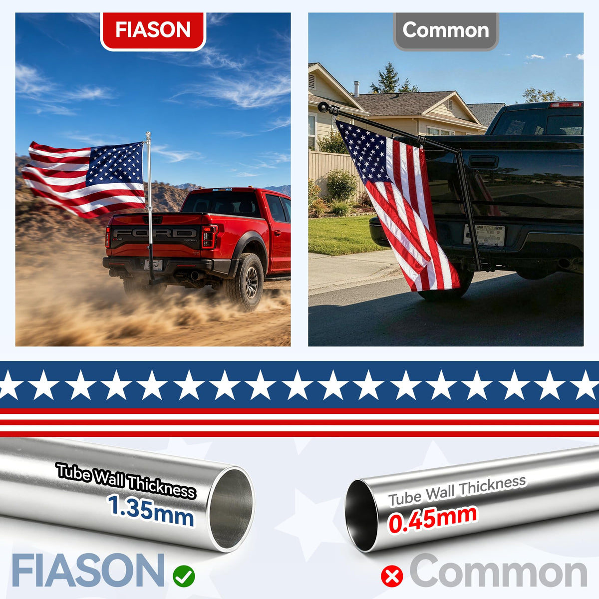 5FT One Piece Flag Pole V403
