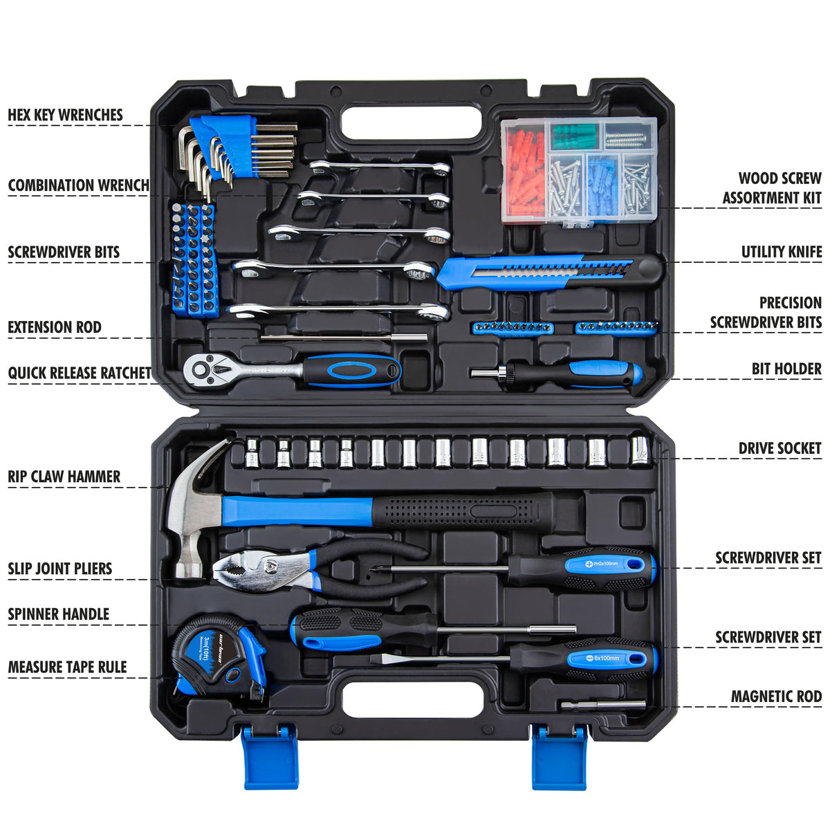 180-Piece Socket Wrench Tool Set X532