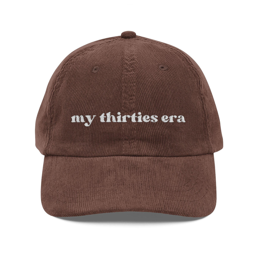 Embroidered Corduroy Hat R8119