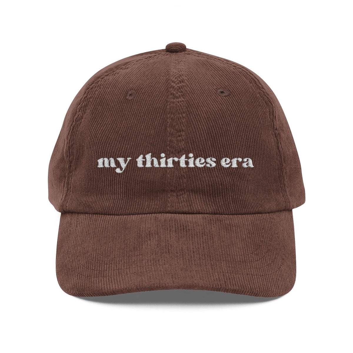 Embroidered Corduroy Hat R8119