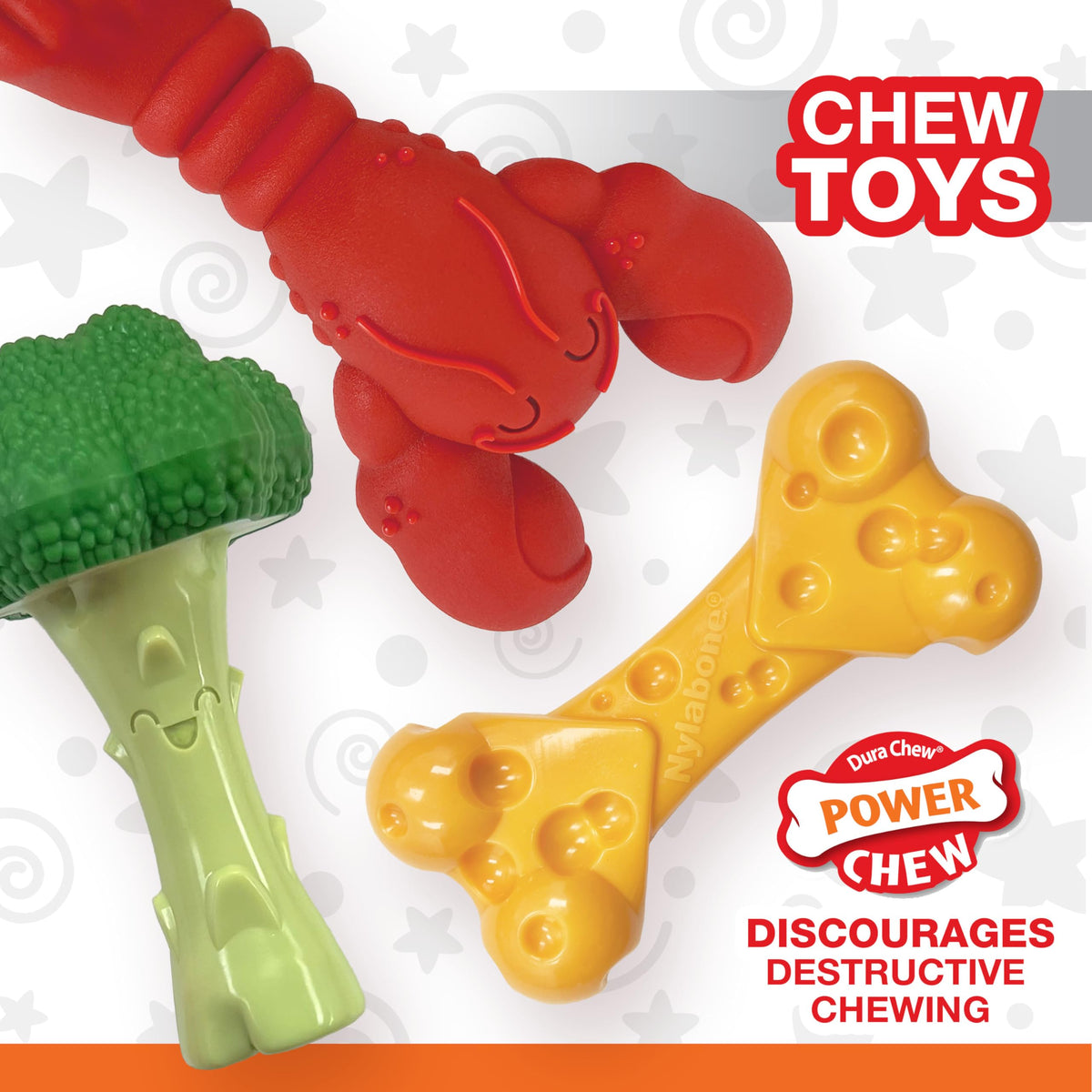 3 Pack Dog Chew Toys Y8863