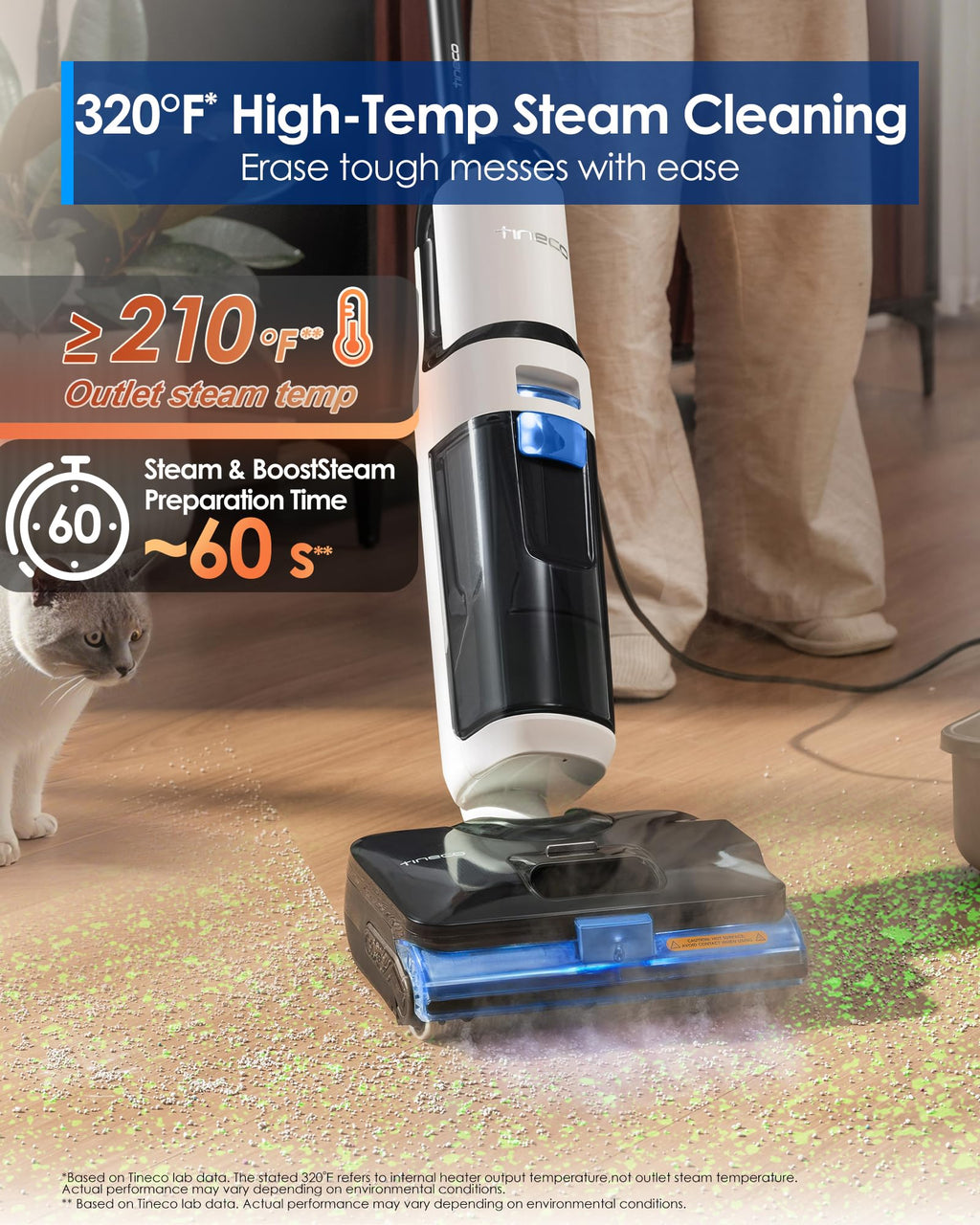3-in-1 Wet Dry Vacuum Mop with Steam Function Q457
