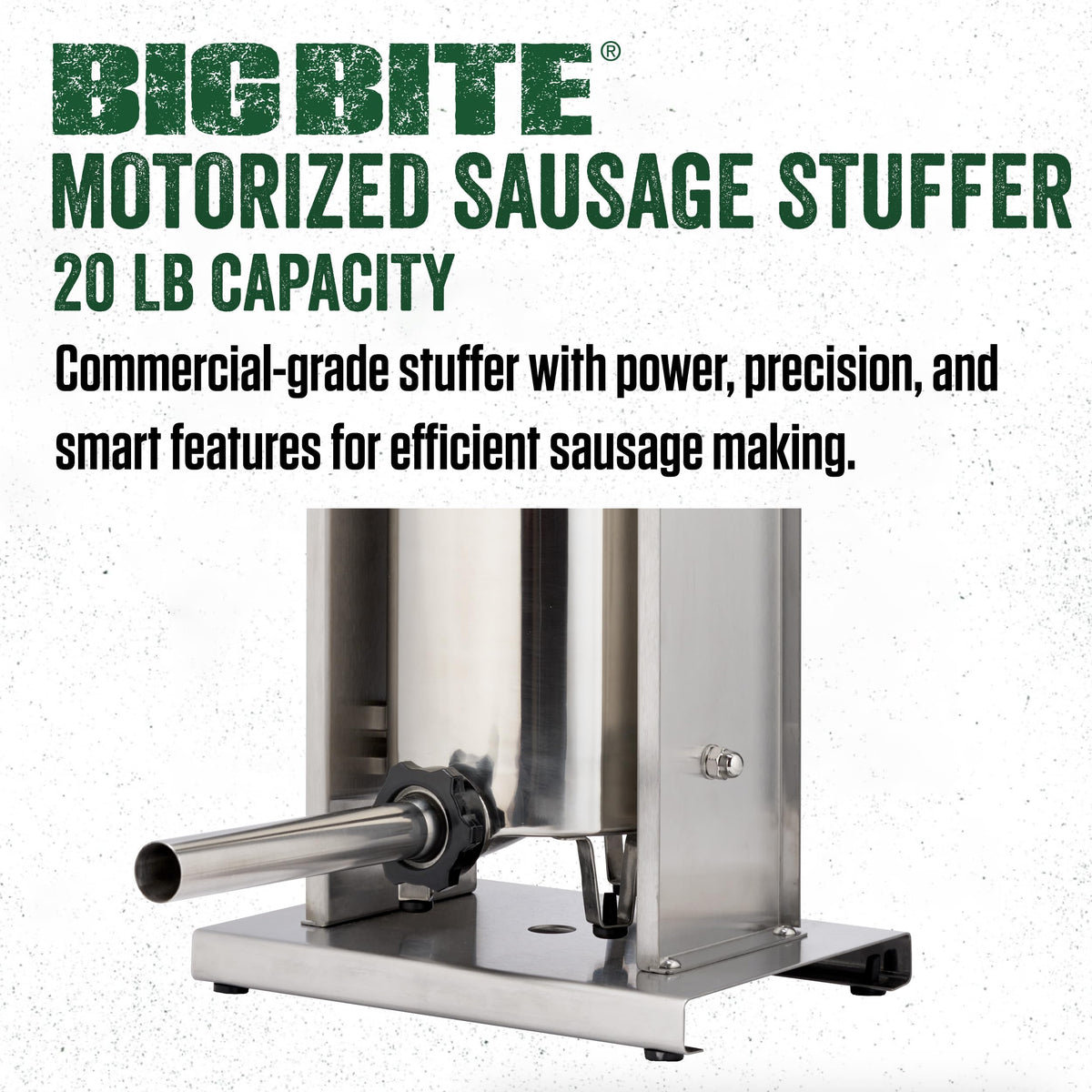 20 lb Stainless Steel Motorized Sausage Stuffer K68646