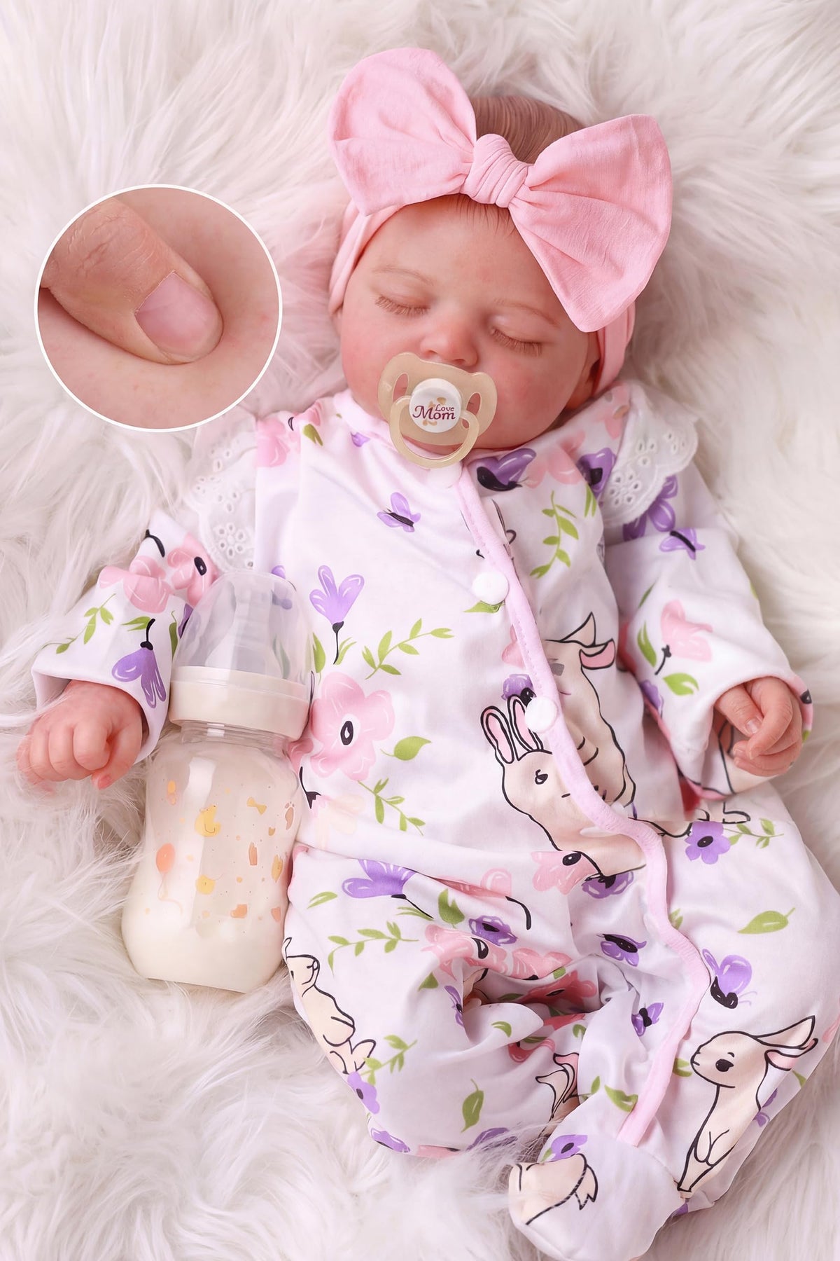 20 Inch Reborn Baby Dolls Girl with Play Set U256052