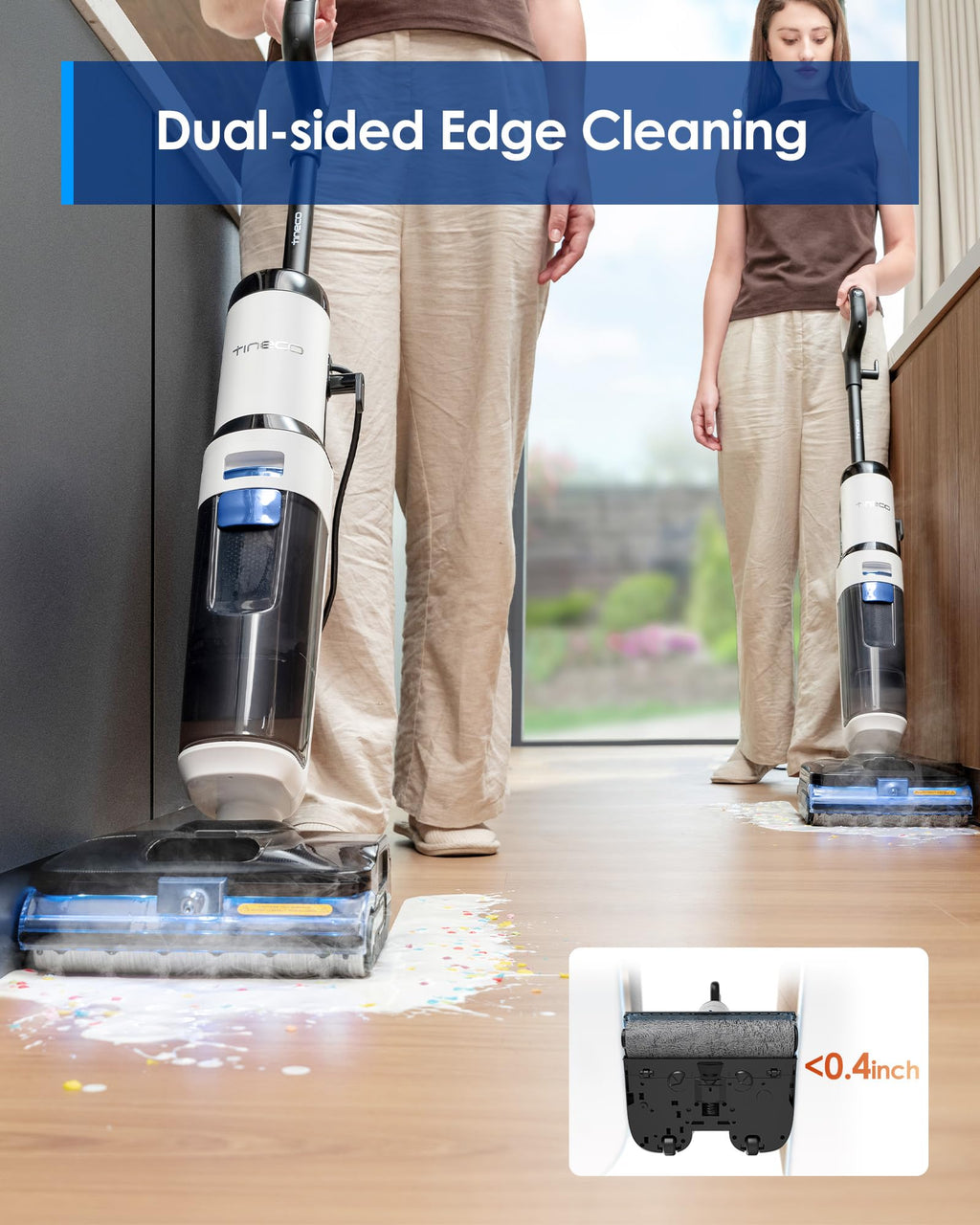 3-in-1 Wet Dry Vacuum Mop with Steam Function Q457