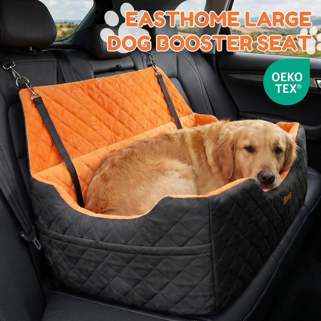 Dog Car Seat up to 55 lbs Black D8686